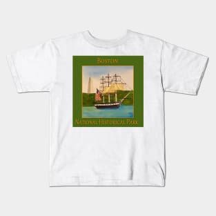 Boston National Historical Park, Old Ironsides Kids T-Shirt